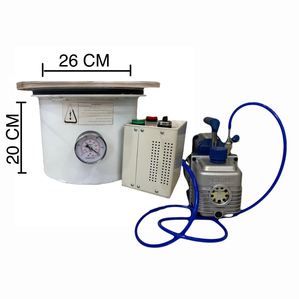 دستگاه حباب گير رزين سيليكون اتوماتيك
